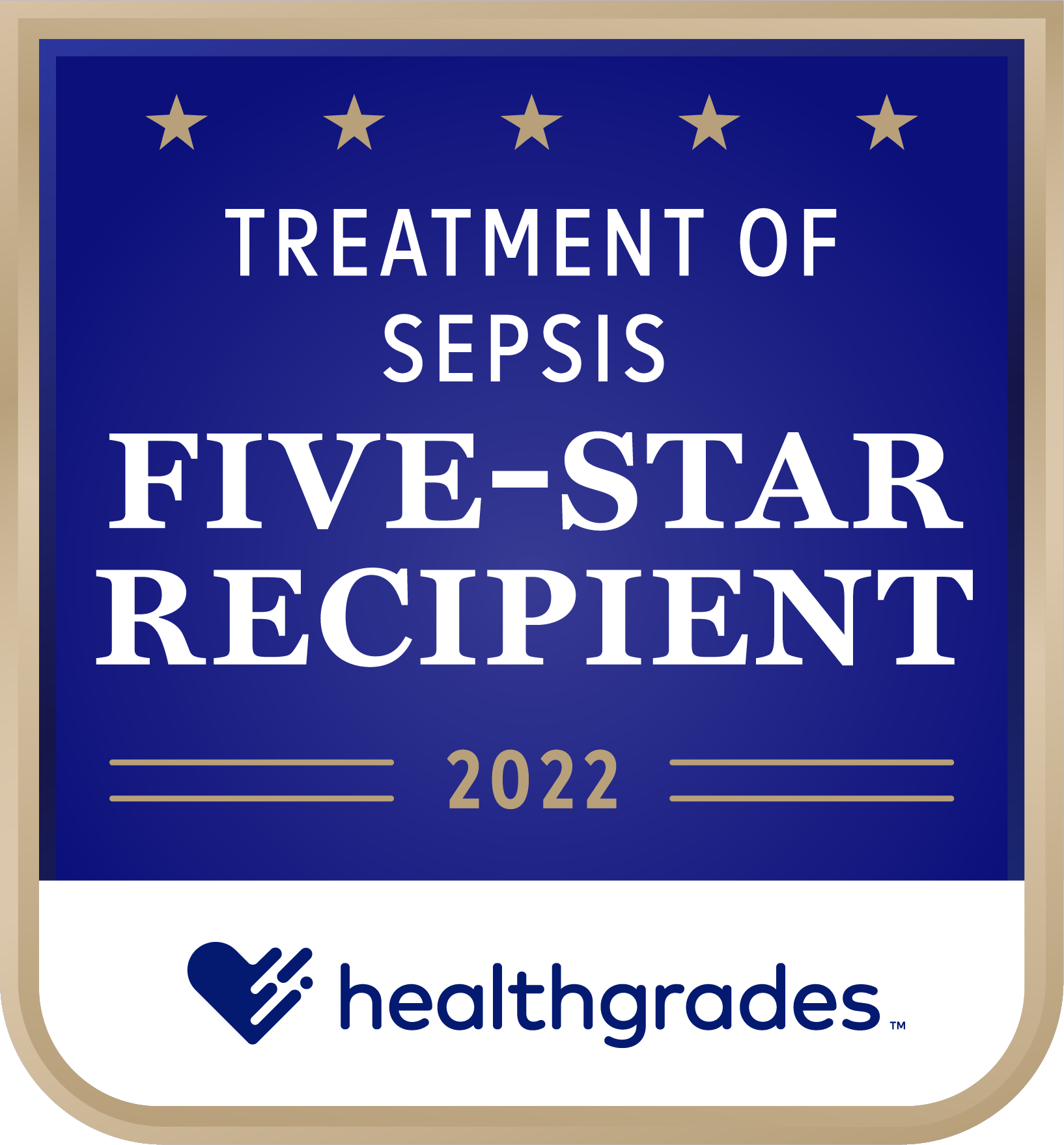 Healthgrades® Five-Star Recipient for Treatment of Sepsis in 2022